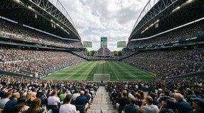 Seat view from Lower Level End Zone