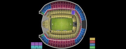Seat view from Middle Sideline