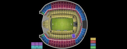 Seat view from Middle Sideline