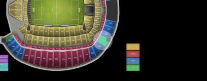 Seat view from Upper Level Corner