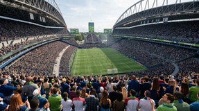 Seat view from Upper Level End Zone