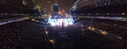 Seat view from Upper Level End Zone