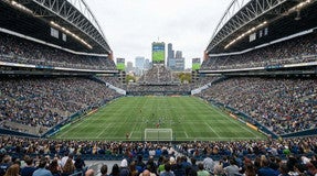 Seat view from Lower Level End Zone
