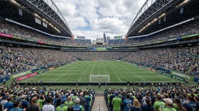 Seat view from Lower Level End Zone