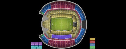 Seat view from Middle Sideline