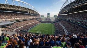 Seat view from Upper Level End Zone