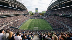 Seat view from Upper Level End Zone