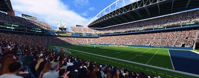 Seat view from Lower Level Sideline