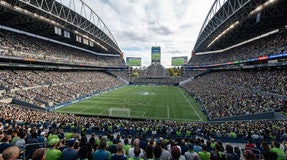 Seat view from Lower Level End Zone