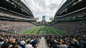 Seat view from Lower Level End Zone