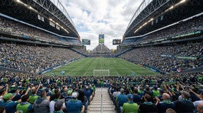 Seat view from Lower Level End Zone
