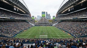 Seat view from Lower Level End Zone