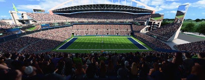 Seat view from Upper Level Sideline