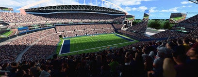 Seat view from Upper Level Sideline