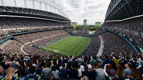 Seat view from Upper Level End Zone