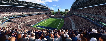 Seat view from Upper Level End Zone