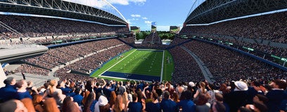 Seat view from Upper Level End Zone