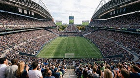 Seat view from Upper Level End Zone