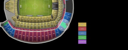 Seat view from Upper Level Corner