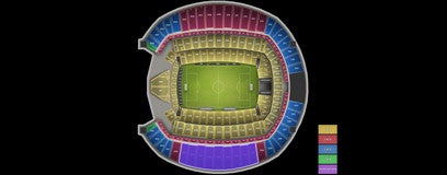 Seat view from Upper Sideline