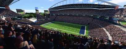 Seat view from Upper Level Sideline