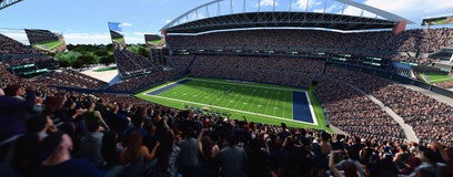 Seat view from Upper Level Sideline