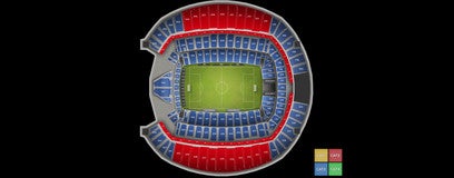 Seat view from Category