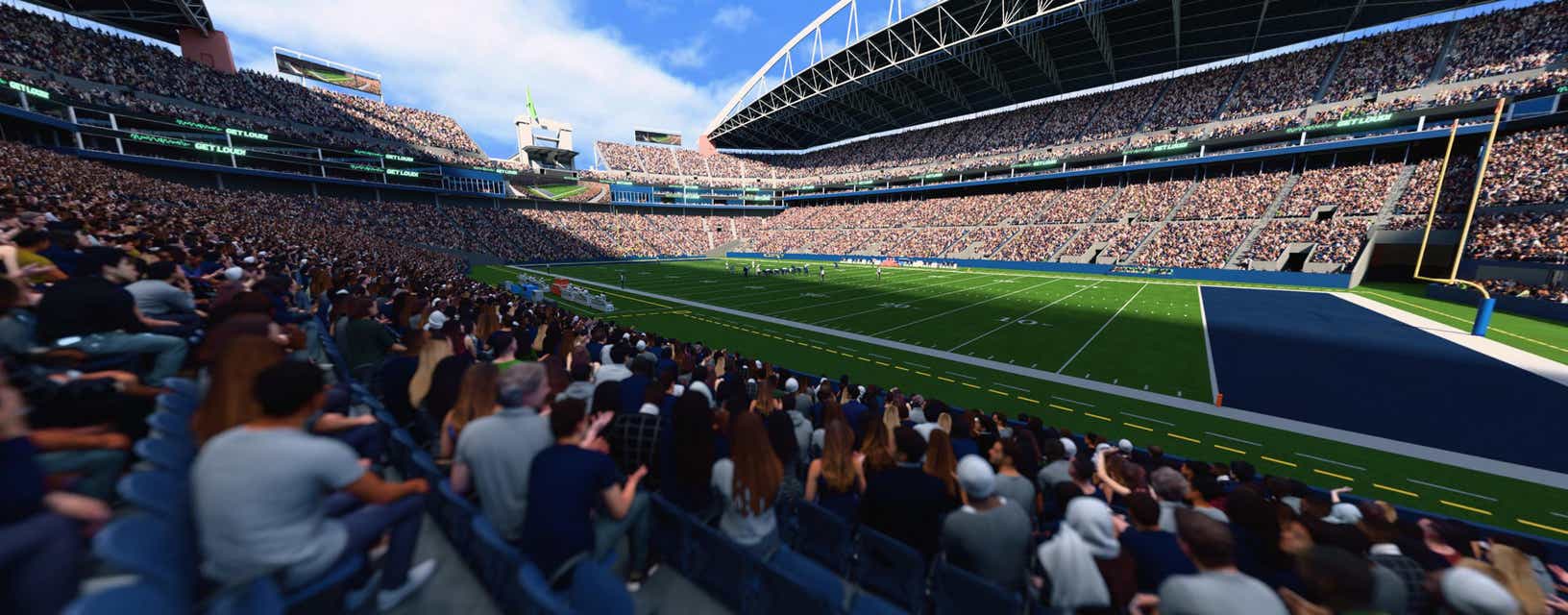 Seat view from Lower Level Sideline