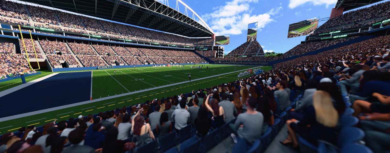 Seat view from Lower Level Sideline