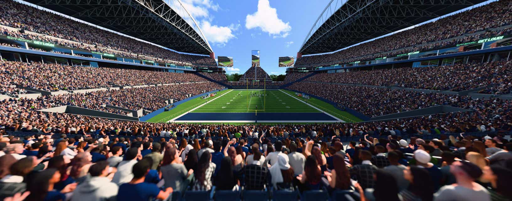Seat view from Lower Level End Zone
