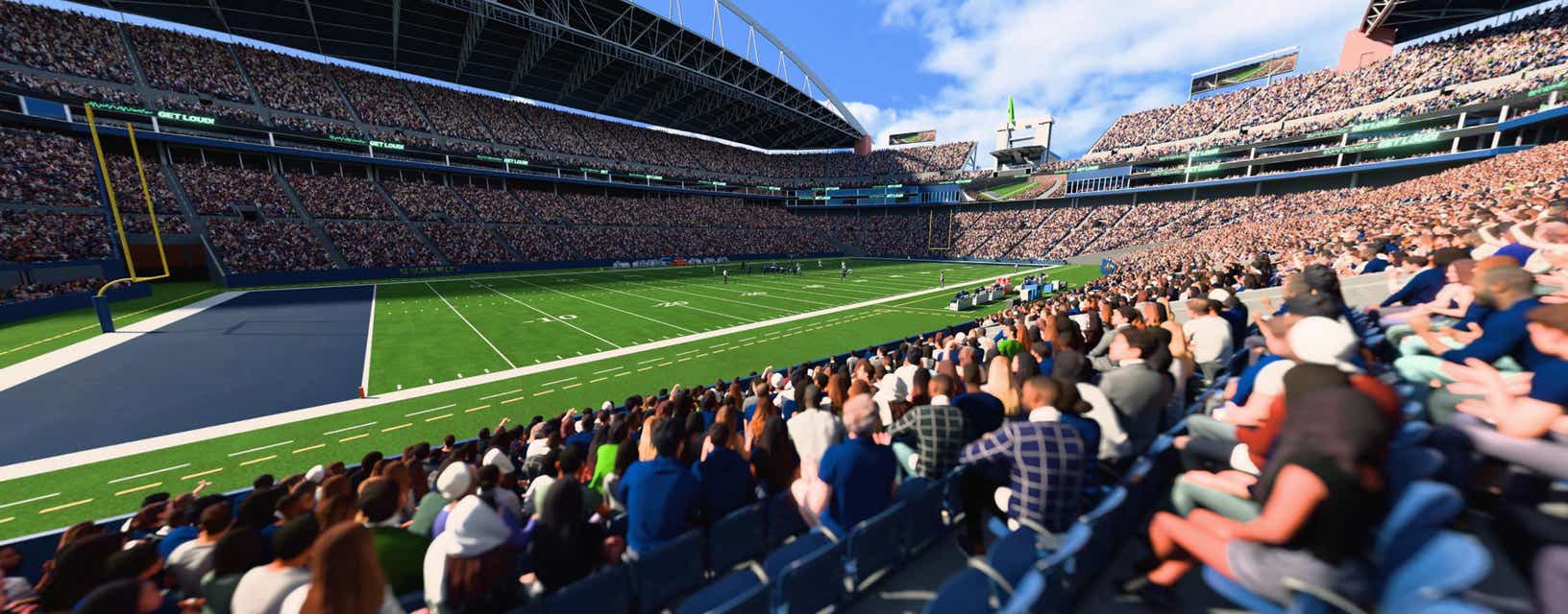 Seat view from Lower Level Sideline