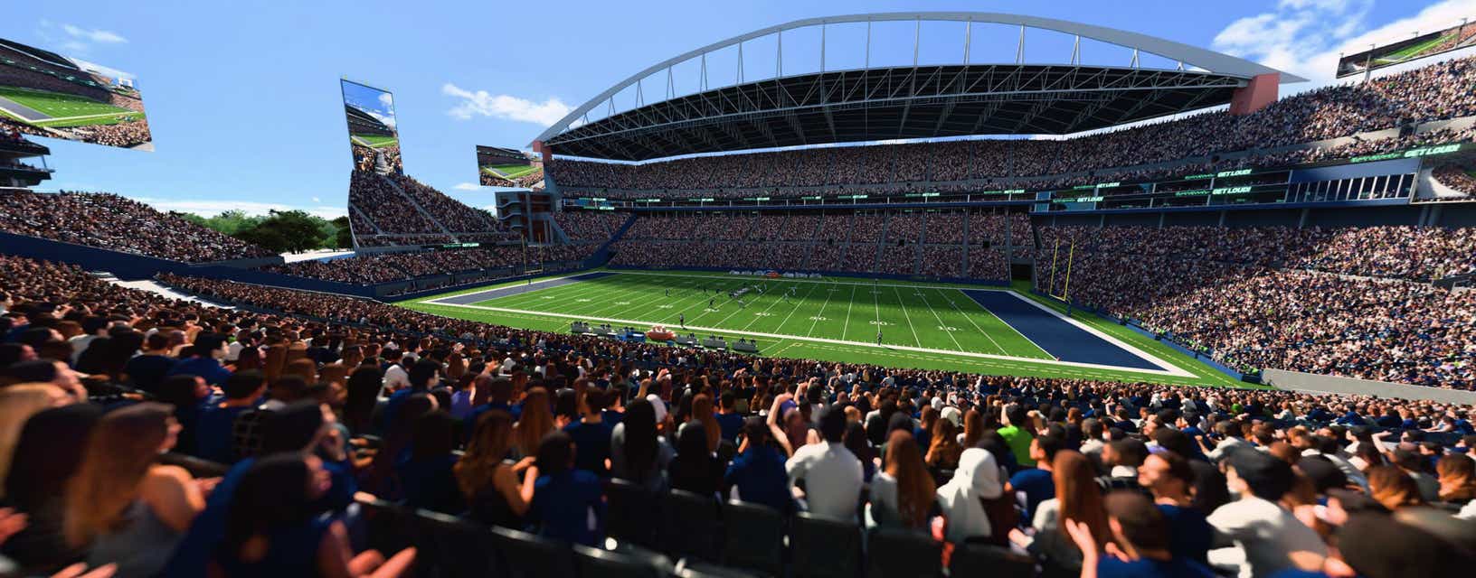 Seat view from Club