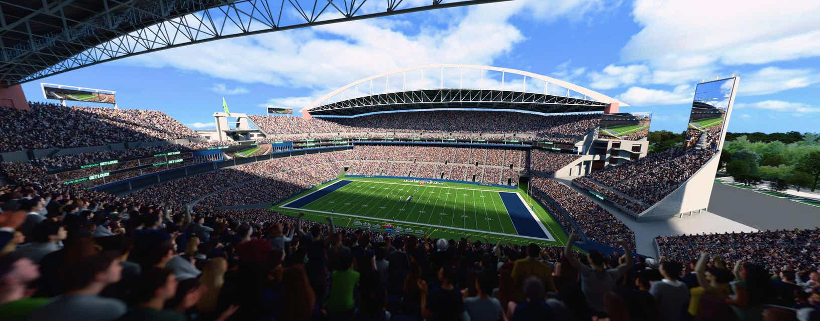 Seat view from Upper Level Sideline