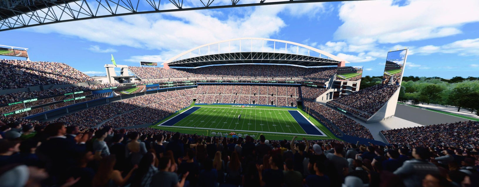 Seat view from Upper Level Sideline