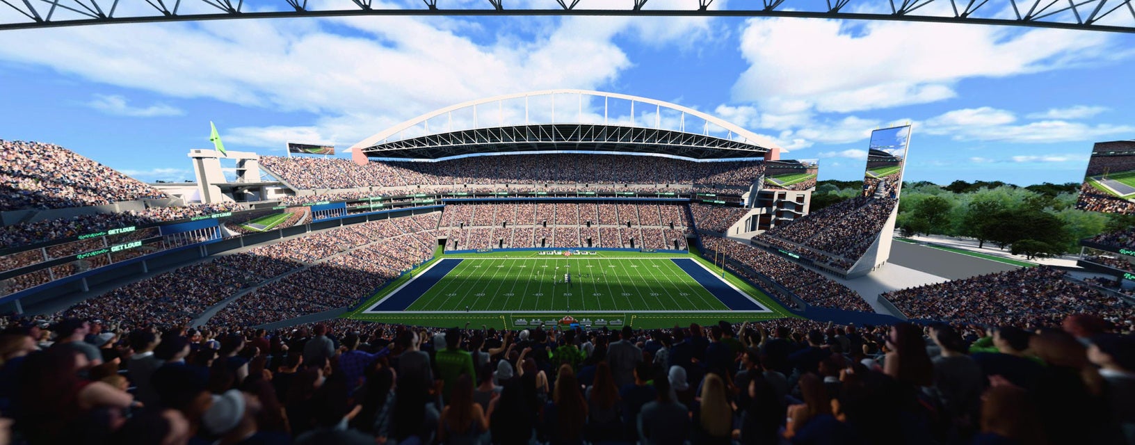 Seat view from Upper Level Sideline