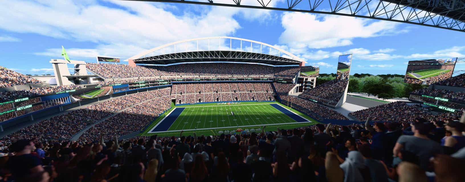 Seat view from Upper Level Sideline