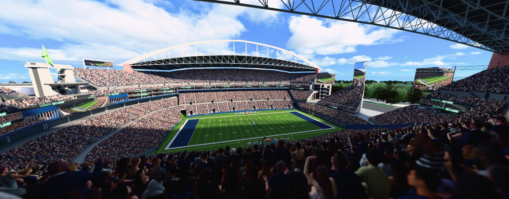 Seat view from Upper Level Sideline