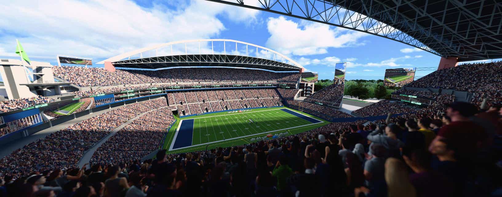 Seat view from Upper Level Sideline