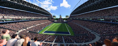 Seat view from Upper Level End Zone