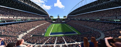 Seat view from Upper Level End Zone