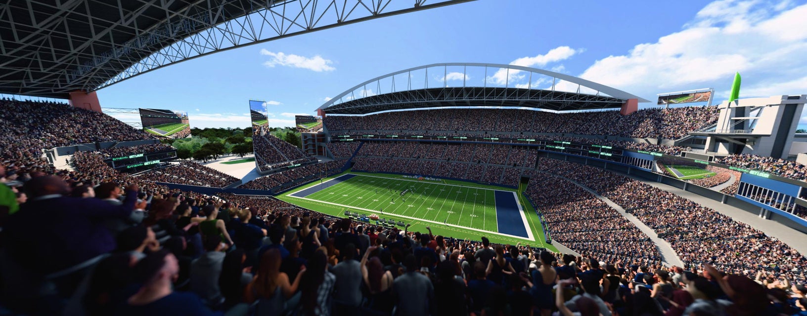 Seat view from Upper Level Sideline
