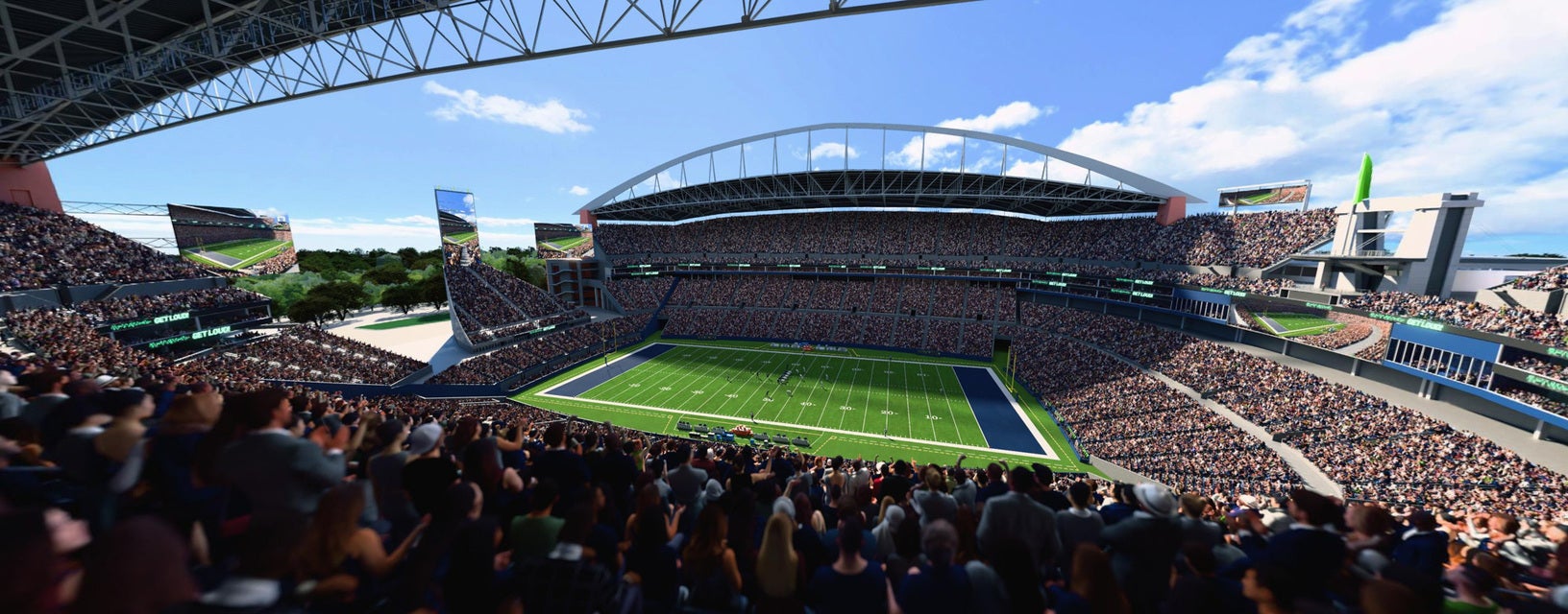 Seat view from Upper Level Sideline