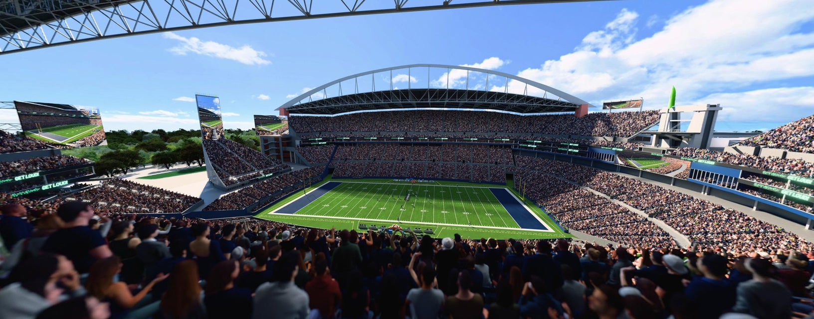Seat view from Upper Level Sideline