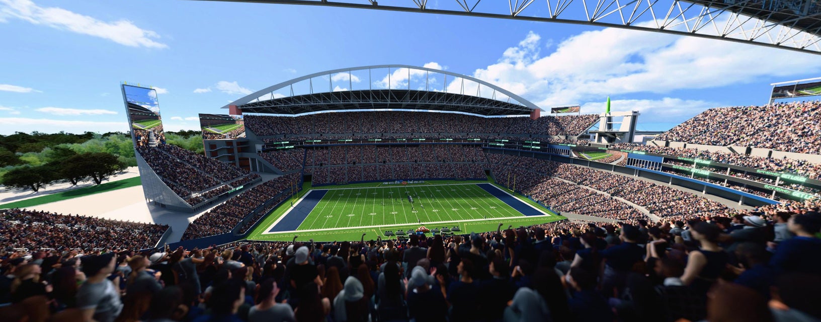 Seat view from Upper Level Sideline