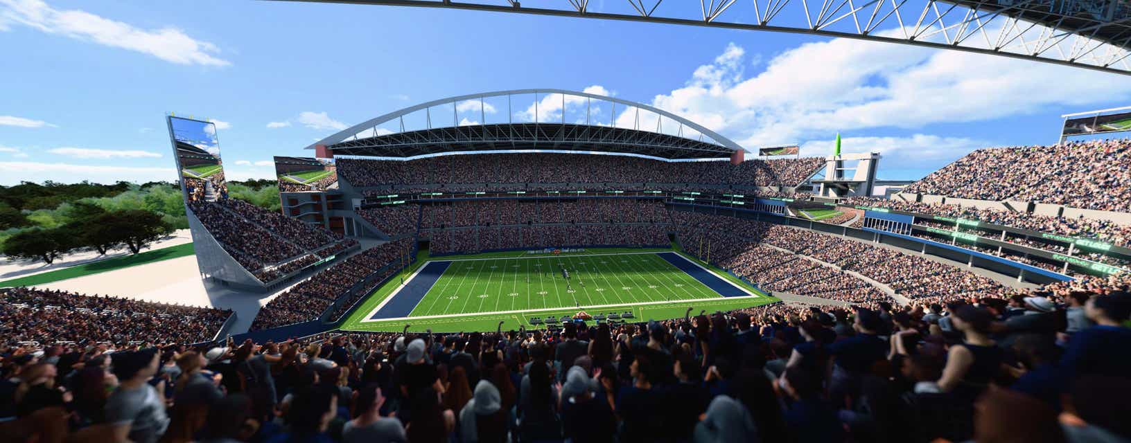 Seat view from Upper Level Sideline
