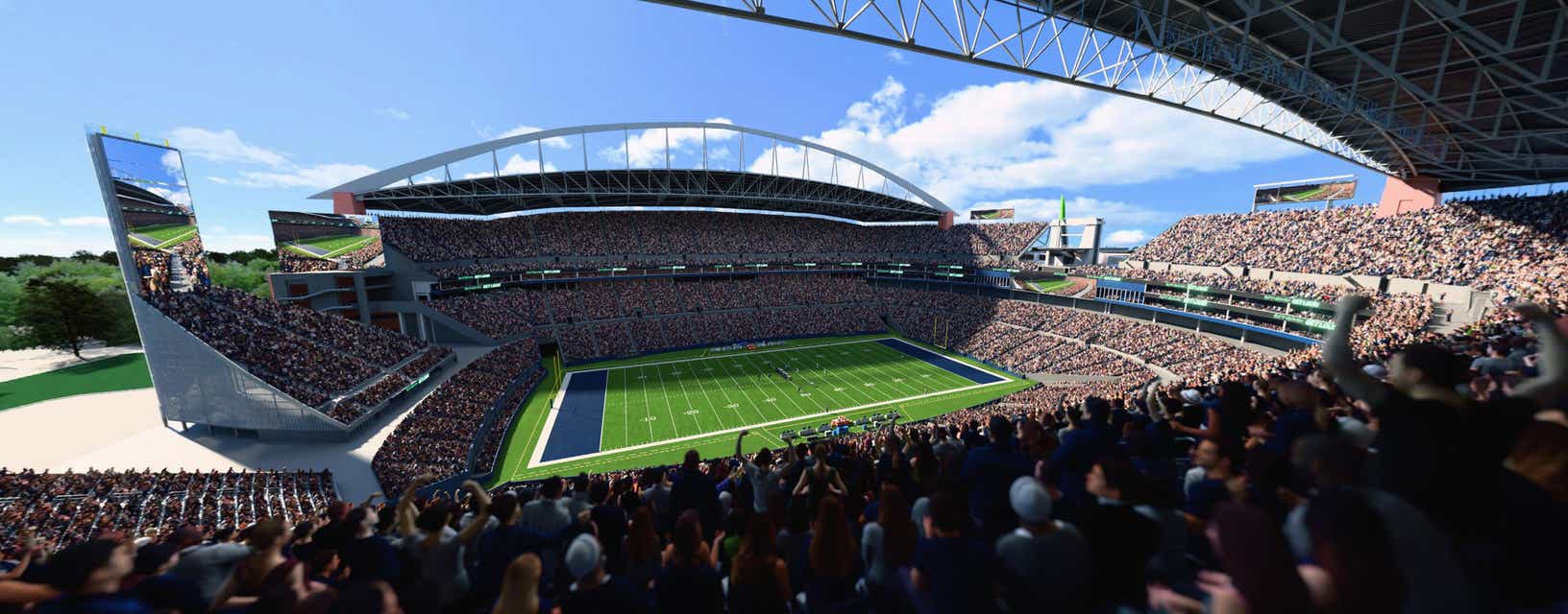 Seat view from Upper Level Sideline