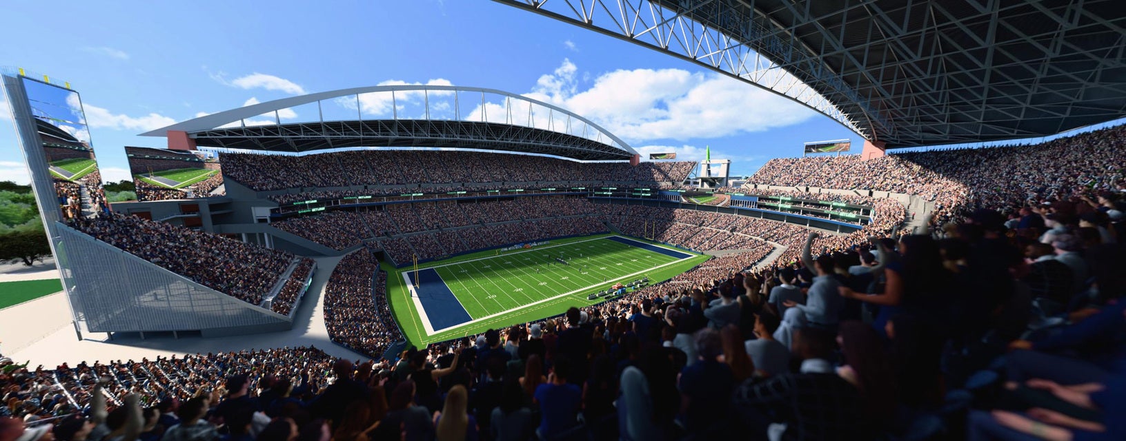 Seat view from Upper Level Sideline