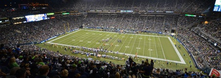 Seat view from Upper Sideline