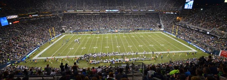 Seat view from Upper Sideline