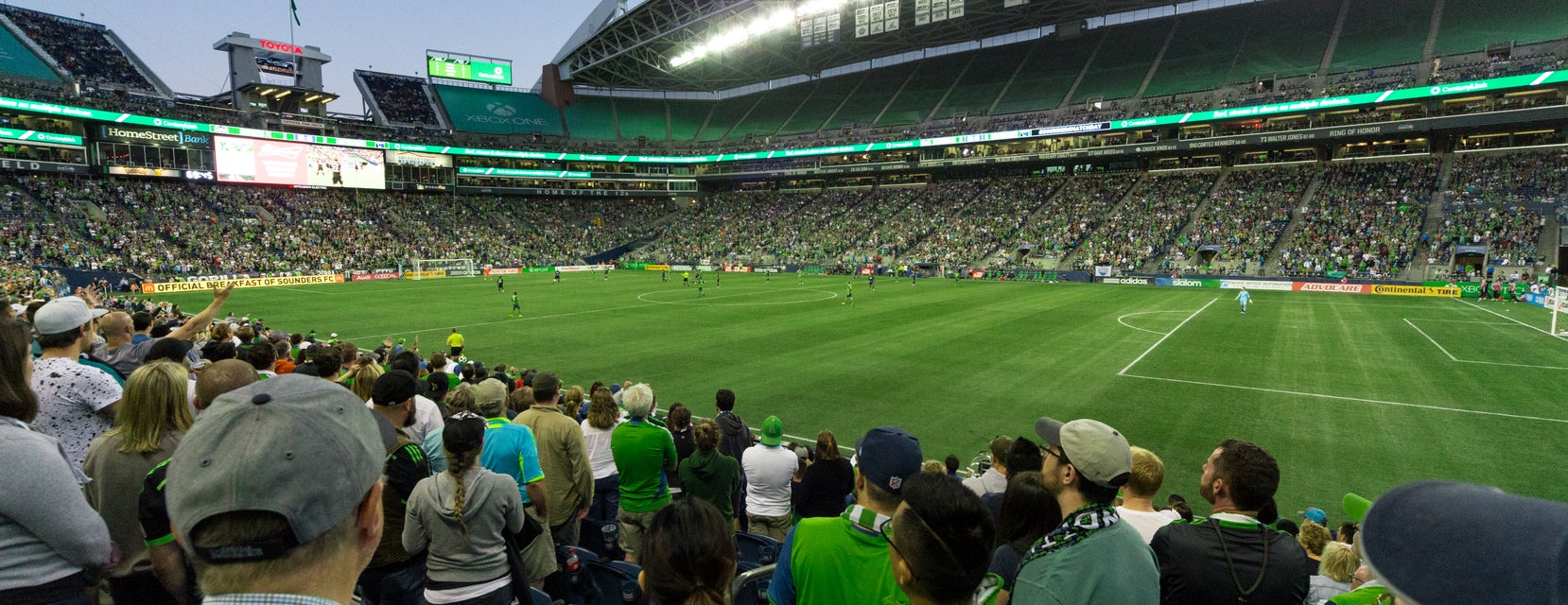 Seat view from Lower Level Sideline
